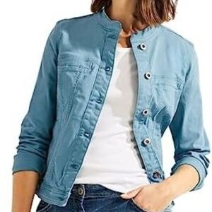 Christopher & Banks Blue Jean Jacket